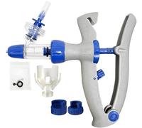 Jeringa de PrecisióN para Ganado de 2ml-5ml-10ml, Inyector Veterinario Continuo y Ajustable con InsercióN de Botella(A,2ML)