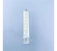 Jeringa de vidrio de 100 ml con cierre Luer metálico/calibrador de vidrio, extractor de muestras de vidrio, inyector, cristalería de laboratorio reutilizable, 100 CC, 1 unidad(100ml Small Caliber)
