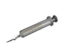 Jeringa de vidrio de 5 ml y 10 ml con aguja de metal para reparación y soldadura de teléfonos (5 ml)