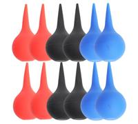 Jeringa del oído de 12 piezas, 30 ml de jeringa de bulbo de oído de silicona elástica suave, dispositivo de succión reutilizable para un dispositivo de succión de extracción de cera segura y efectiva