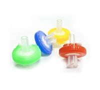 Jeringa desechable de nailon/PES/PTFE/BT 13 mm/25 mm con filtro 0,22 µm/0,45,8 µm, lote 25 unidades Equipamiento de laboratorio