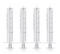 Jeringa desechable Luer Slip de 5 ml sin aguja para rellenar, medir líquidos, aceite o pegamento aplicador
