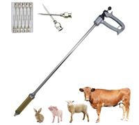Jeringa Inyectora Ajustable SemiautomáTica De 25 Ml, Dispensador De Medicamentos Veterinarios, Bomba De Jeringa De PrecisióN, Ajustable De 0,5 Ml A 2,5 Ml