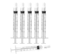 Jeringa Luer Lock de 3 ml sin aguja, jeringas de plástico de 3 cc, estériles, selladas individualmente, paquete de 10