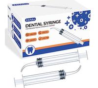 Jeringa para dientes del juicio, paquete de 50 jeringas curvadas de riego dental para cuidado dental líquido, piedra de amígdala oral, TMJ, alivio del dolor de barbilla, recuperación del dolor de