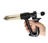 Jeringa para ganado de 50 ml, inyector para ganado, jeringa continua semiautomática, inyector de animales ajustable para aves de corral, herramienta veterinaria para ganado
