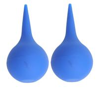 Jeringa para oído, 2 jeringas para bulbo de oído de 30 ml, dispositivo de succión de silicona elástica suave, jeringas reutilizables para quitar el bulbo de cera
