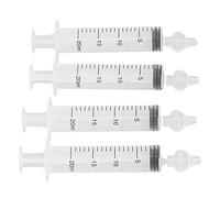 Jeringa Profesional Irrigador Nasal para Bebés, 4 Uds. Irrigador Nasal Portátil Reutilizable de 20ml con Punta de Succión Nasal de Silicona, Limpiador de Lavado Nasal