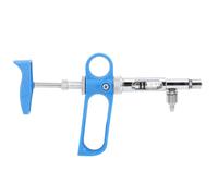 Jeringa quirúrgica ajustable de 2 ml con 2 agujas para ganado vacuno y ovino