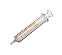 Jeringa Reutilizable Vidrio Pipeta Inyectora Dispensador Fluidos Lab-Φ4mm 2.5mL
