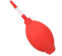 Jeringa roja transparente para limpieza de oídos, herramienta de lavado manual segura para el cuidado de los oídos en el hogar