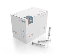 Jeringa vacía Ugo de 10 ml (paquete de 100) | Jeringas de plástico desechables de un solo uso sin agujas | Jeringa médica estéril para dispensar líquidos | Jeringa de medición sin aguja