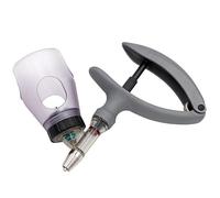 Jeringa veterinaria continua automática de 2 ml/5 ml for inyección de vacunas ajustable for ganado porcino, bovino y ovino.(5ml)