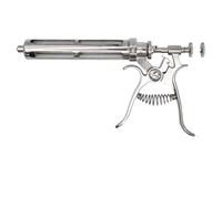 Jeringa Veterinaria De Inyección Continua Pistola Vacunación Automática 10/20/30/50ml Para Vaca Cerdo Y Oveja Dispensador De Medicina Veterinaria(50ml)