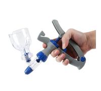 Jeringa veterinaria para animales, inyector automático continuo de acero inoxidable de 1 a 5 ml para ganado, aves de corral, ganado, cerdo, cabra
