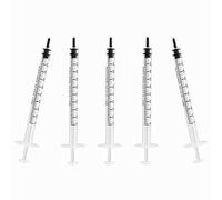 Jeringas 1ML desechables I Jeringas esterilizadas de 3 CUERPOS I Jeringa SIN AGUJA I Jeringa pack de 100 UNIDADES