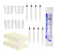 Jeringas de 1 ml, jeringa de calostro con tapas, jeringa sin aguja, 20 ml, 30 ml, tazas medidoras para rellenar y medir líquidos, cosecha de calostro, laboratorios científicos, riego de plantas