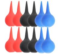 Jeringuilla para oreja de 12 piezas, jeringa para bulbo de oreja de silicona elástica suave de 30 ml, dispositivo de succión reutilizable para una eliminación segura y eficaz de la cera