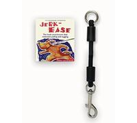 JERK-EASE Accesorio Patentado para Correa elástica para Perro, Mediano (hasta 60 Libras), Color Negro