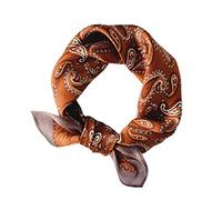 JERLA - Bufandas de seda de morera para hombre (100% seda de cachemira, 53 x 53 cm) - - Small