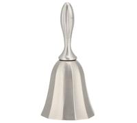 Jerliflyer European Style Dinner Bell,Decorative Table Bell Zinc Alloy Metal Craft Reminder for Home Decor, Ancient-Tin Finish