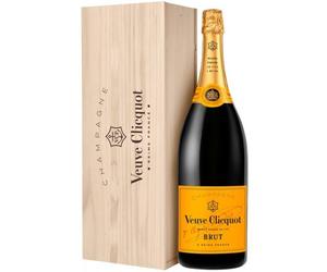 Jéroboam - Champagne Veuve Clicquot - Brut Carte Jaune - Caja De Madera