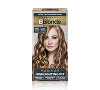 Jerome Russel Bblonde Kit iluminador, aclarador permanente, tinte decolorante permanente para cabello rubio, resultados profesionales, con aceite de aguacate, levanta de 8 a 9 niveles, kit iluminador número 1