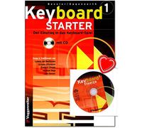 Jeromy Bessler Starter Band 1 - Teclado con CD y pinza para partituras en forma de corazón