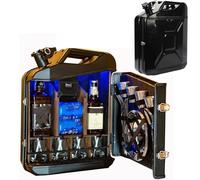 Jerry Can - Mini armario de bar, creativo, portátil, para regalo de vino, caja de almacenamiento pequeña personalizada para hombres, papá, marido, novio