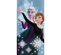 Jerry Fabrics Anna Elsa Frozen - Toalla de ducha (70 x 140 cm)