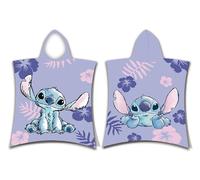 Jerry Fabrics Disney Lilo y Stitch - Poncho de baño con capucha (50 x 115 cm)