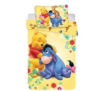 Jerry Fabrics Disney Winnie The Pooh - Juego de Cama para bebé, algodón, Multicolor, tamaño 40 x 60 + 100 x 135 cm