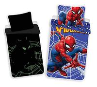 Jerry Fabrics Juego de Cama Spiderman Brillante, algodón, Size 70x90 + 140x200 cm, 2 Set