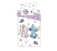 Jerry Fabrics Juego de Funda Nórdica de 140 x 200 cm + 70 x 90 cm, 100% Algodón