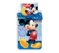 Jerry Fabrics Ropa de Cama para Niños con Cremallera, Diseño Mickey and Friends, Algodón, Multicolor, 1 pieza, 200x140x0.5 cm