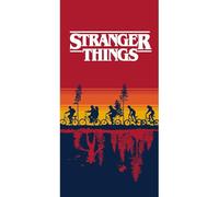 Jerry Fabrics Stranger Things - Toalla de Playa 100% algodón, Piscina, baño, Deporte (25TW013)