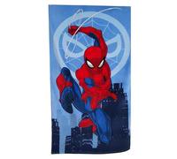Jerry Fabrics Toalla de baño infantil, toalla de playa, toalla de ducha para niños, 100% algodón, 70 x 140 cm (Spiderman)