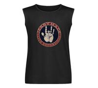 Jerry García Jerry Made Mens Chaquetas Camiseta Unisex Black Sleeveless Tops Tee, Negro , 3XL