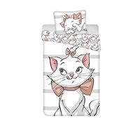 Jerry Juego de cama Marie Les Aristochats de 140 x 200 cm 1 funda de almohada de 50 x 70 cm