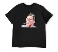 Jerry-Lee-Lewis Men's T-Shirt Unisex Black Cotton Print tee Shirts S