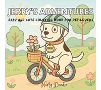 Jerry's Adventures: Easy and cute coloring book for pet lovers