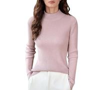 Jerséis De Cuello Alto Mujer Rosa Lila Negras Marron Pelo Camuflaje Chimenea Botones Carne Largos Pastel Cerrada Gordita Pullover Unicornio Espalda Americano Mi Amiga Morado