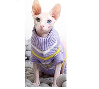 Jerséis para Perros Ropa de perros de invierno for perros pequeños Patrón de dibujos animados Ropa de suéter for Pitbull Dachshund Jumper Cat traje Suéter de Perro ( Color : Red Stripe , Size : 3XL )