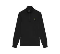 FELPA Uomo LYLE & SCOTT 1874 ML2022V LOOPBACK QUARTER ZIP SWEAT Z865 JET BLACK