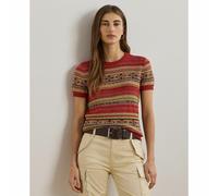 Lauren Ralph Lauren Jersey amarillo oscuro / oliva / rojo vivo / blanco, Talla S