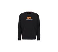Alpha Industries Basic Rubber Sweatshirt Sudaderas Talla 3XL - Negro