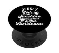 Jersey Chicas Son Sol y un huracán Oscuro PopSockets PopGrip Adhesivo