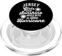 Jersey Chicas Son Sol y un huracán Oscuro PopSockets PopGrip para MagSafe