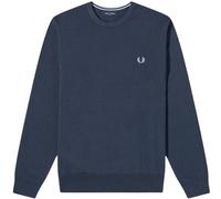 Jersey clásico azul marino sombreado con cuello en V de Fred Perry