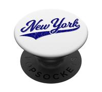 Jersey CLÁSICO Estilo New York NY Varsity Script PopSockets PopGrip Adhesivo